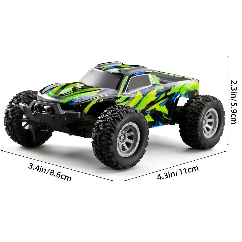 1:32Proportion Remote Control Car, Remote Control Car Max 20 Km/H, 2.4Ghz High-Speed All-Terrain Outdoor Electric Toy Car